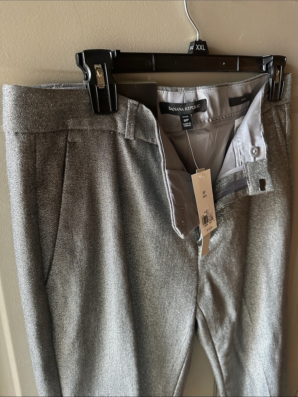 Banana Republic Silver Shimmer Capris